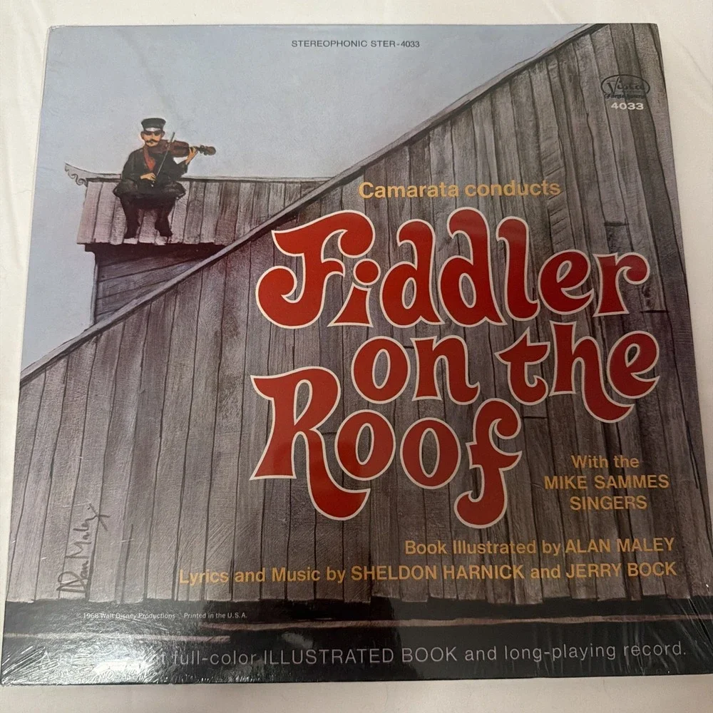 Disney- Camarata Conducts Fiddler On The Roof 1968 Buena Vista Vinyl LP record - Picture 13 of 16